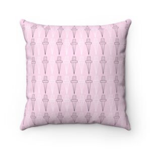 Dagger Print Cushion - Pink