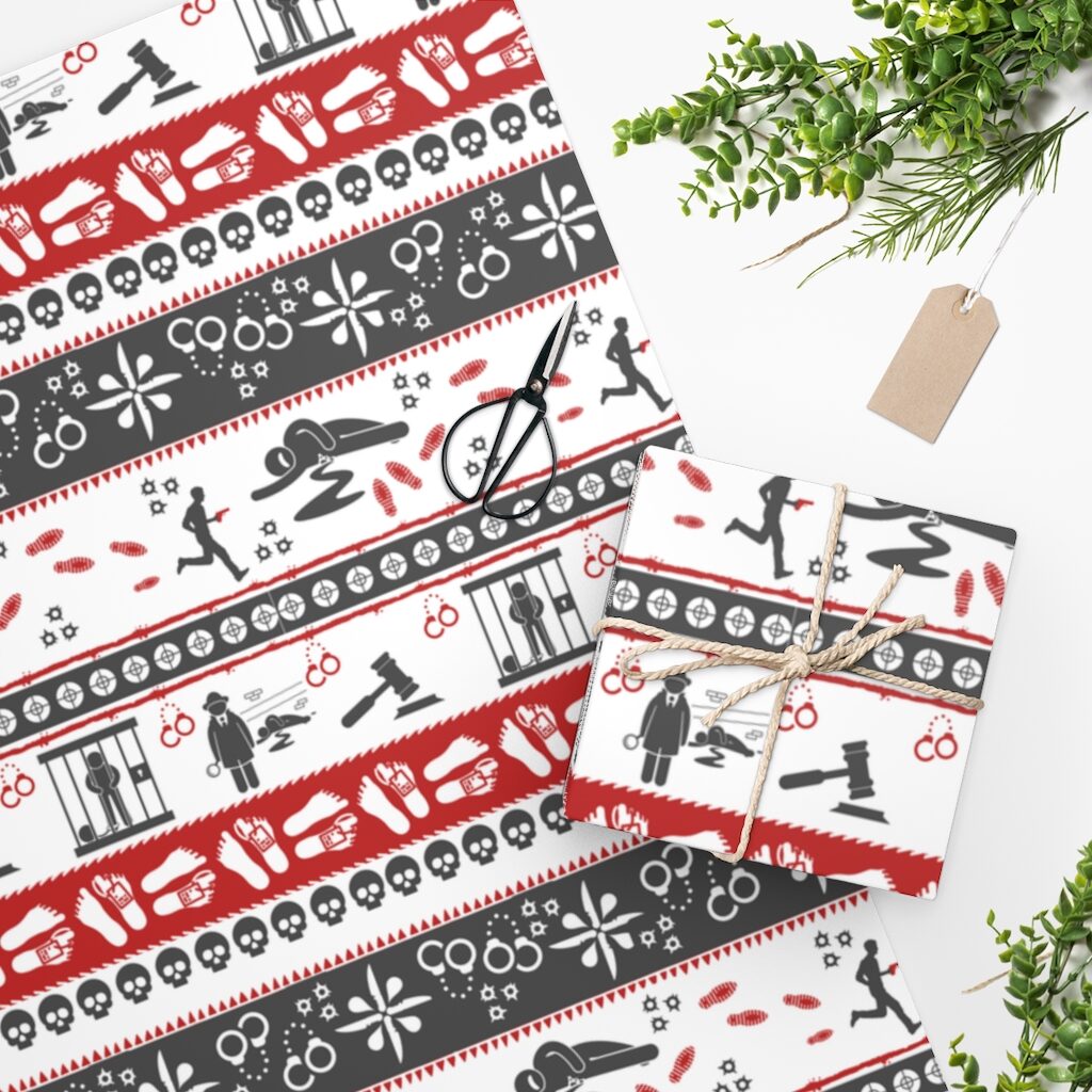 Christmas Crime Wrapping Paper
